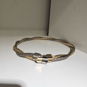 Vintage Gold and Silver Women's Belt